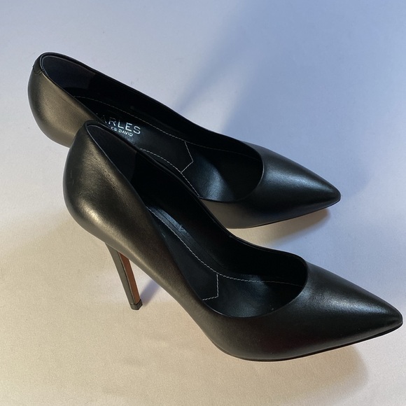 Charles by Charles David black leather pumps Heels size 7 - Picture 15 of 15